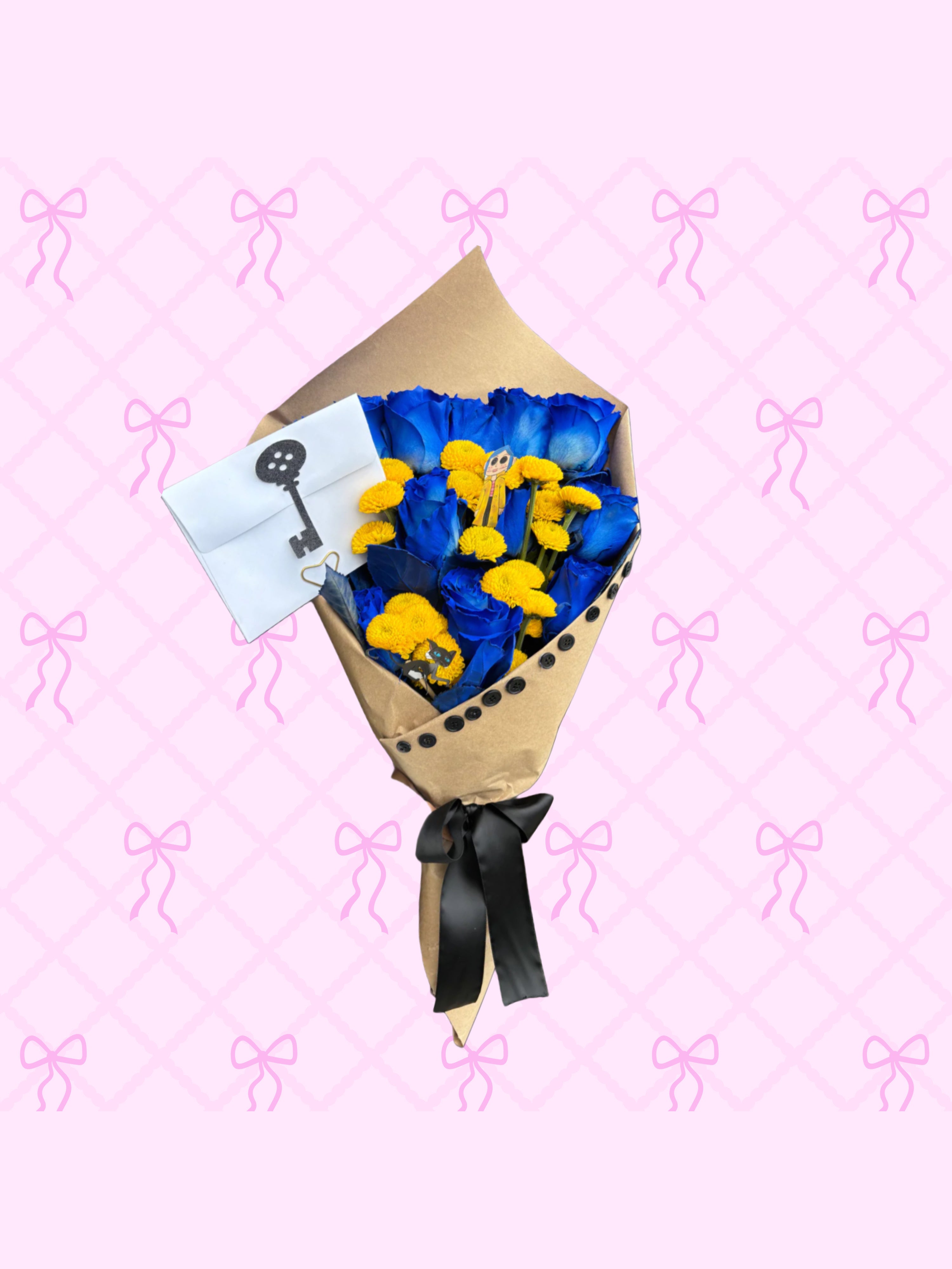 Coraline bouquet 🪡💙