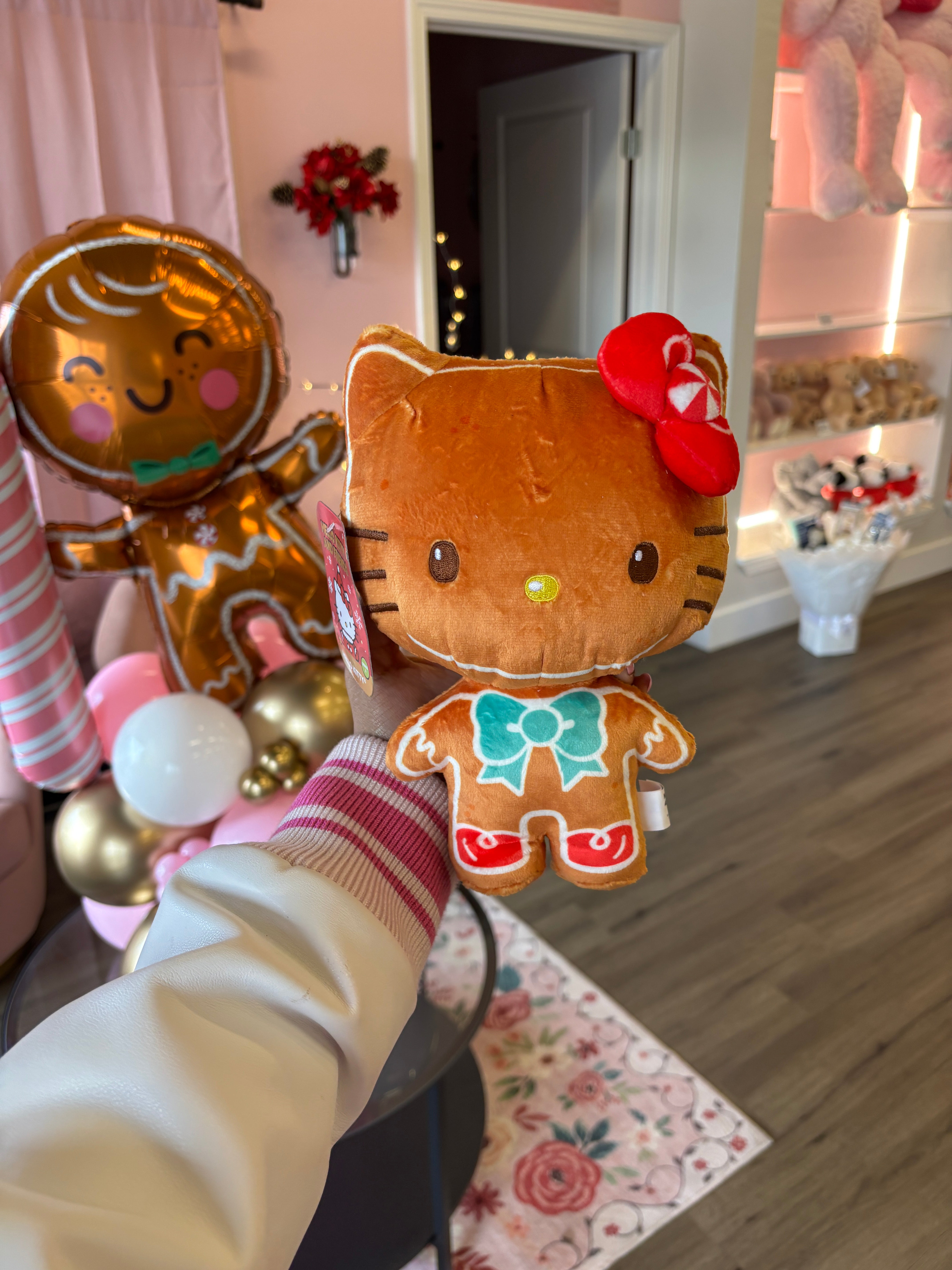 Hello kitty gingerbread plushy