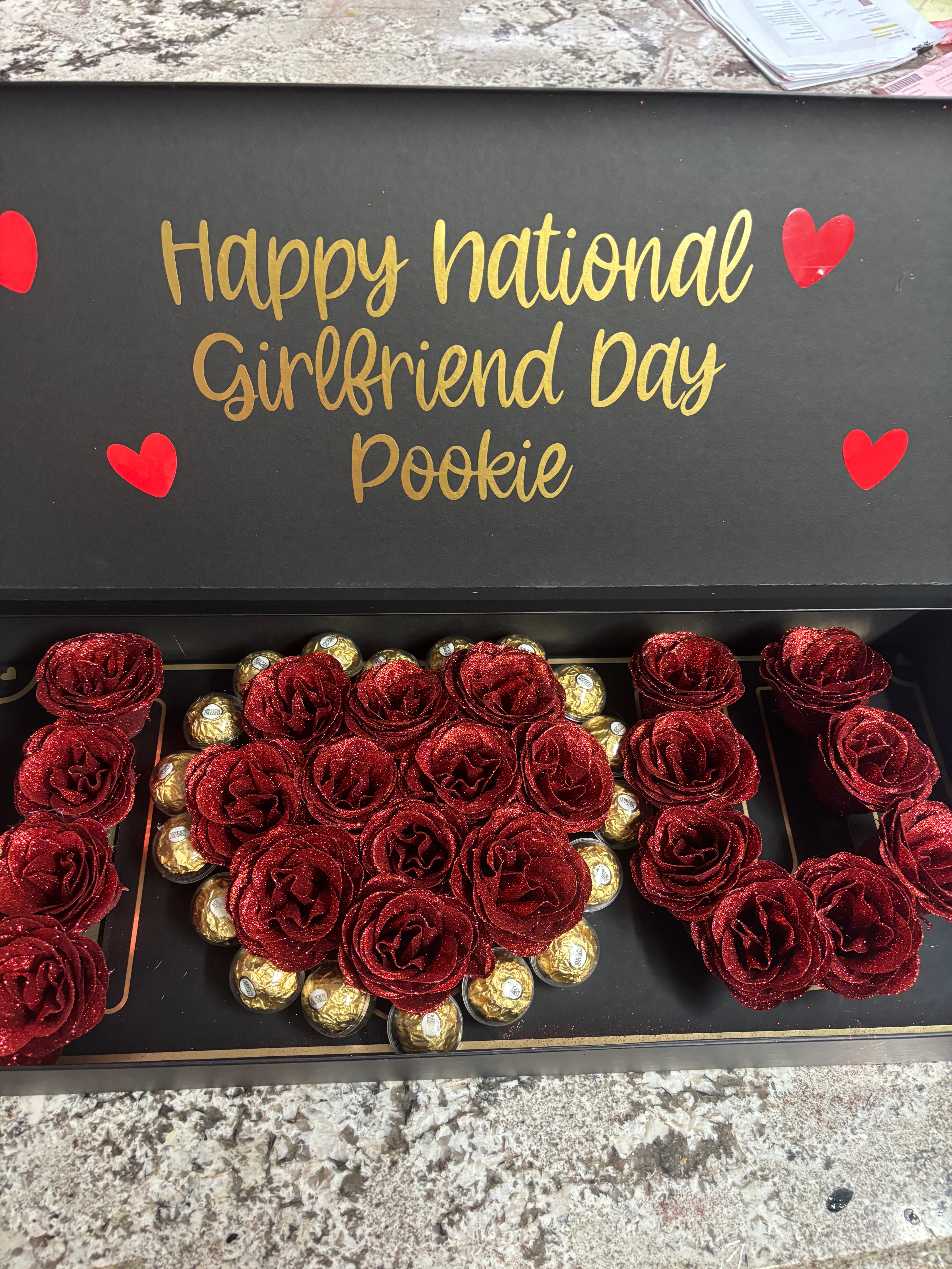 Forever box glitter roses ❤️