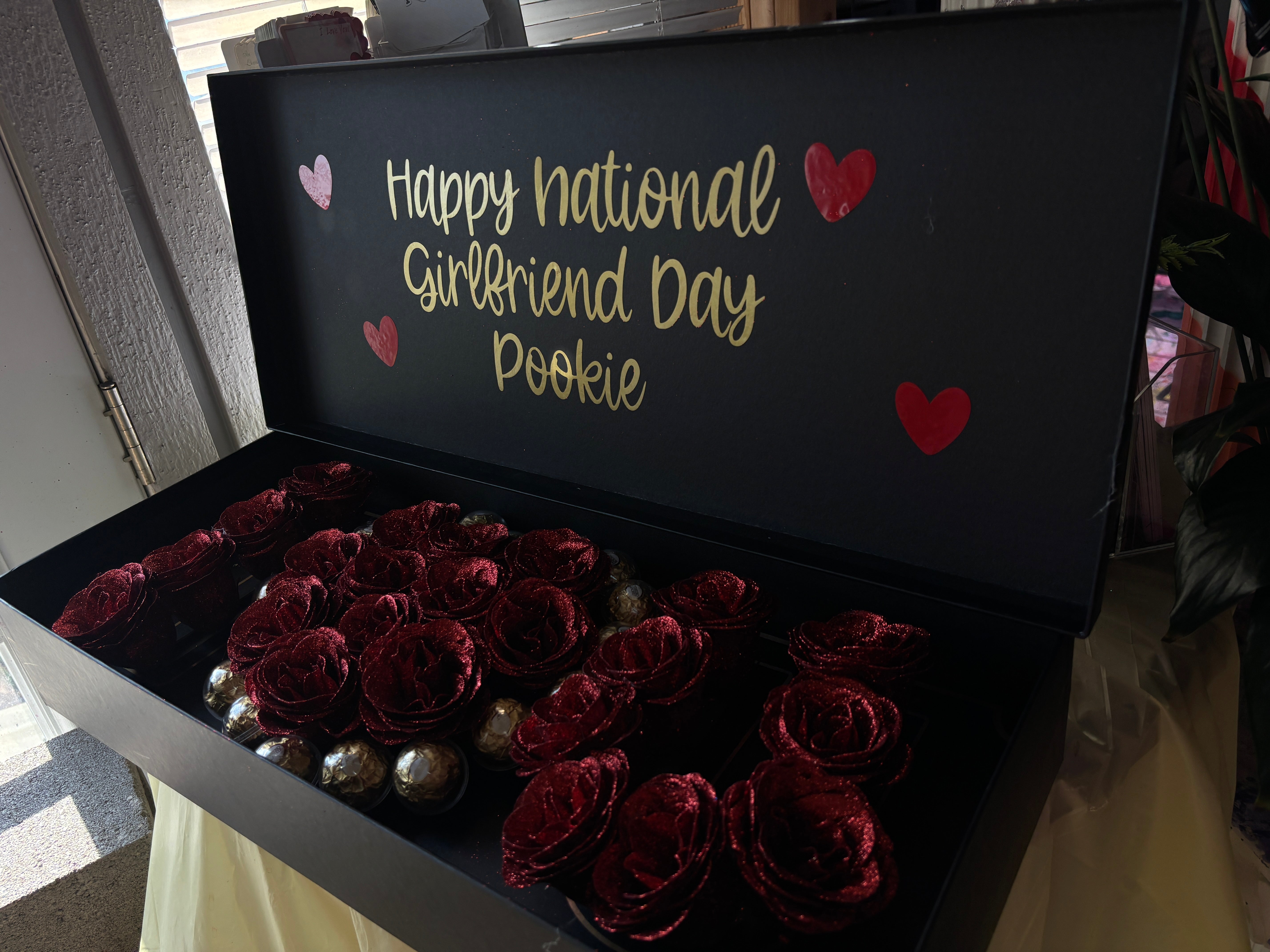 Forever box glitter roses ❤️