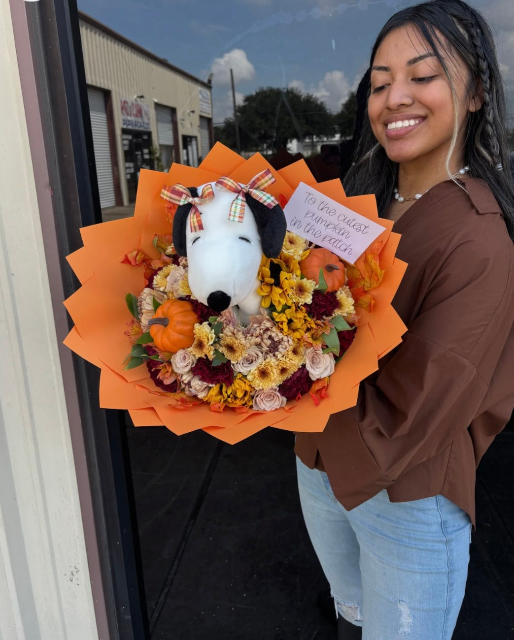 Snoopy Fall Bouquet🍂🎃🤎