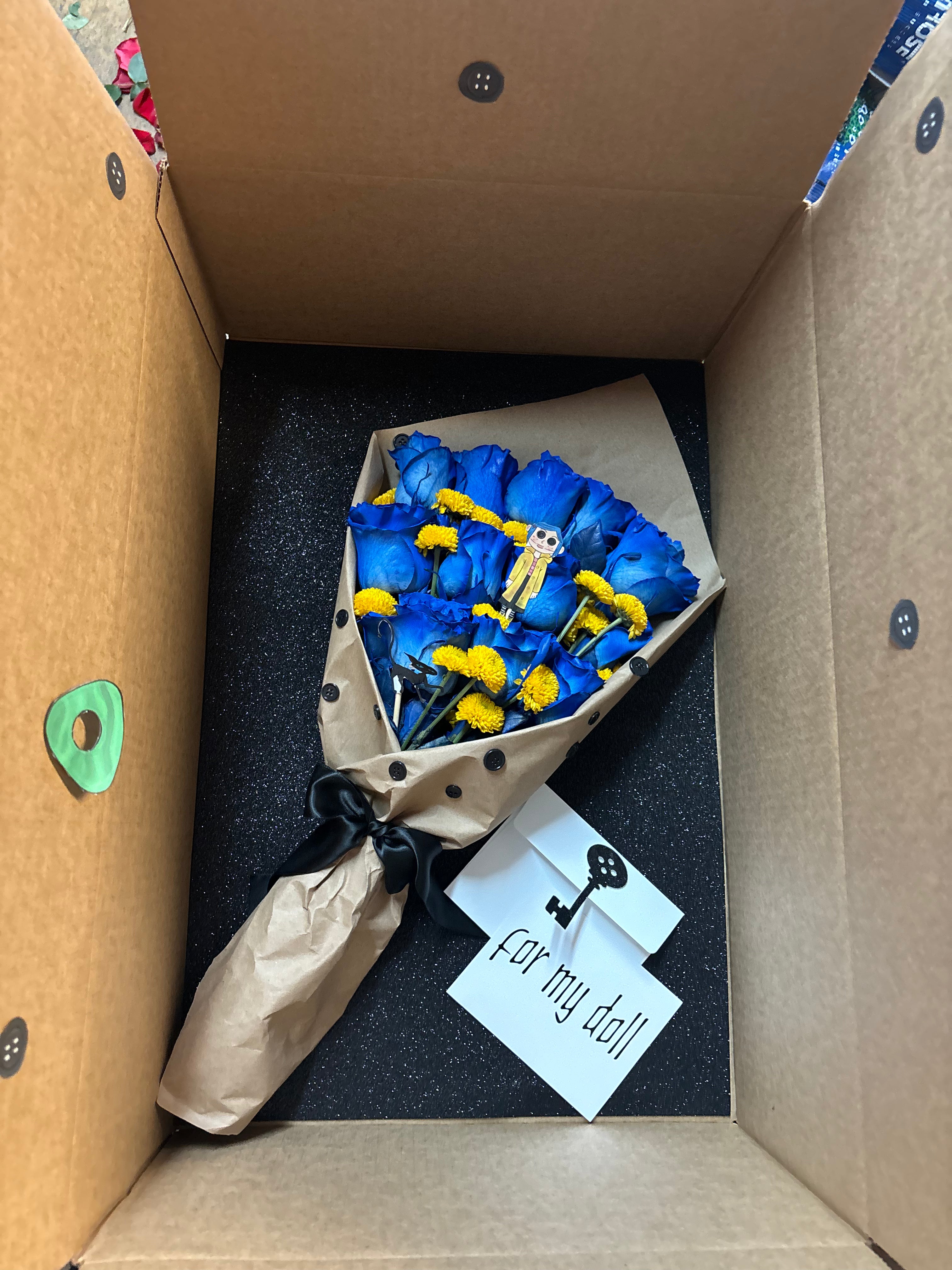 Coraline bouquet 🪡💙