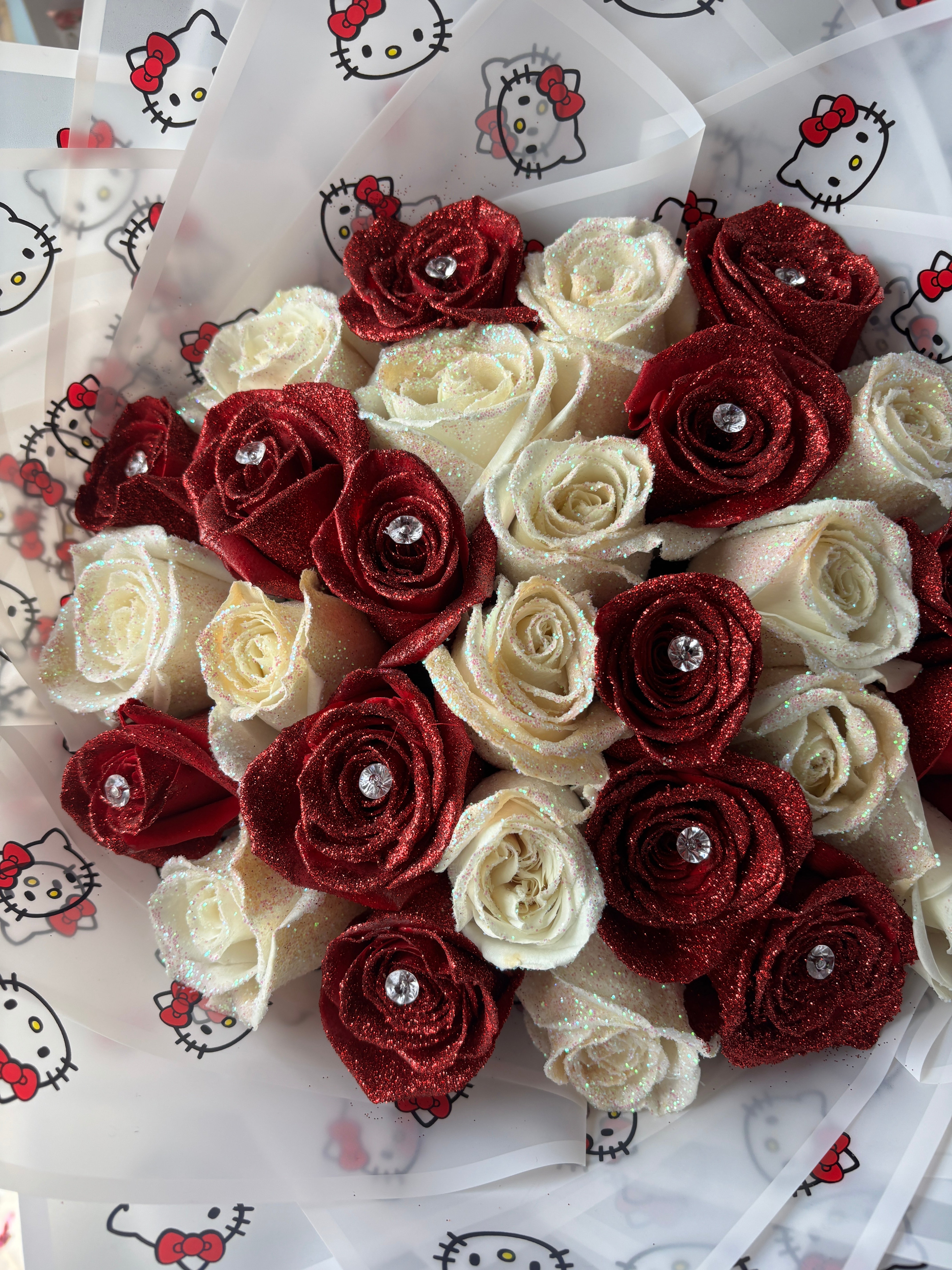 25ct glitter roses for my queen❤️