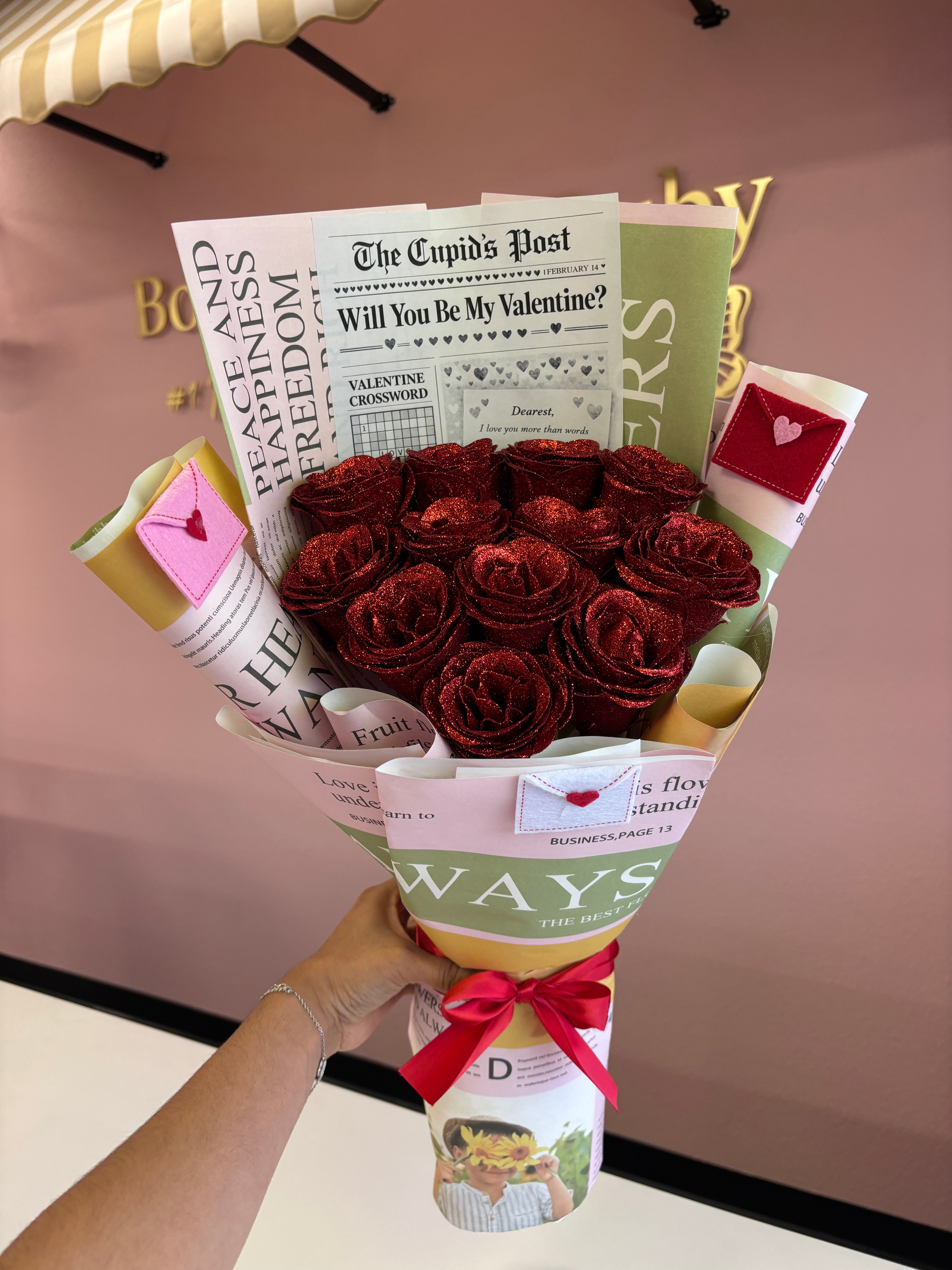 Newspaper Will You Be My Valentine?💌