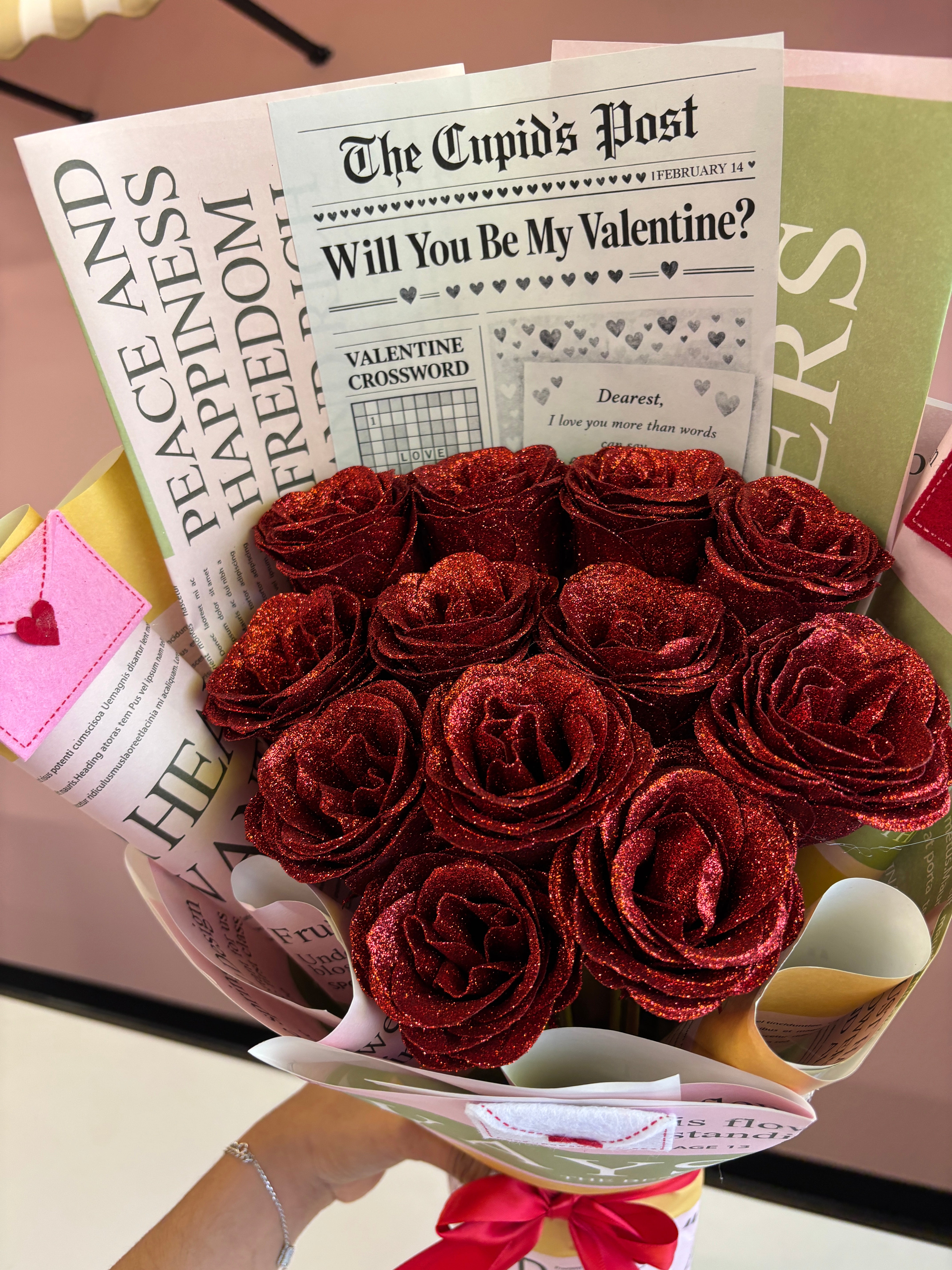 Newspaper Will You Be My Valentine?💌