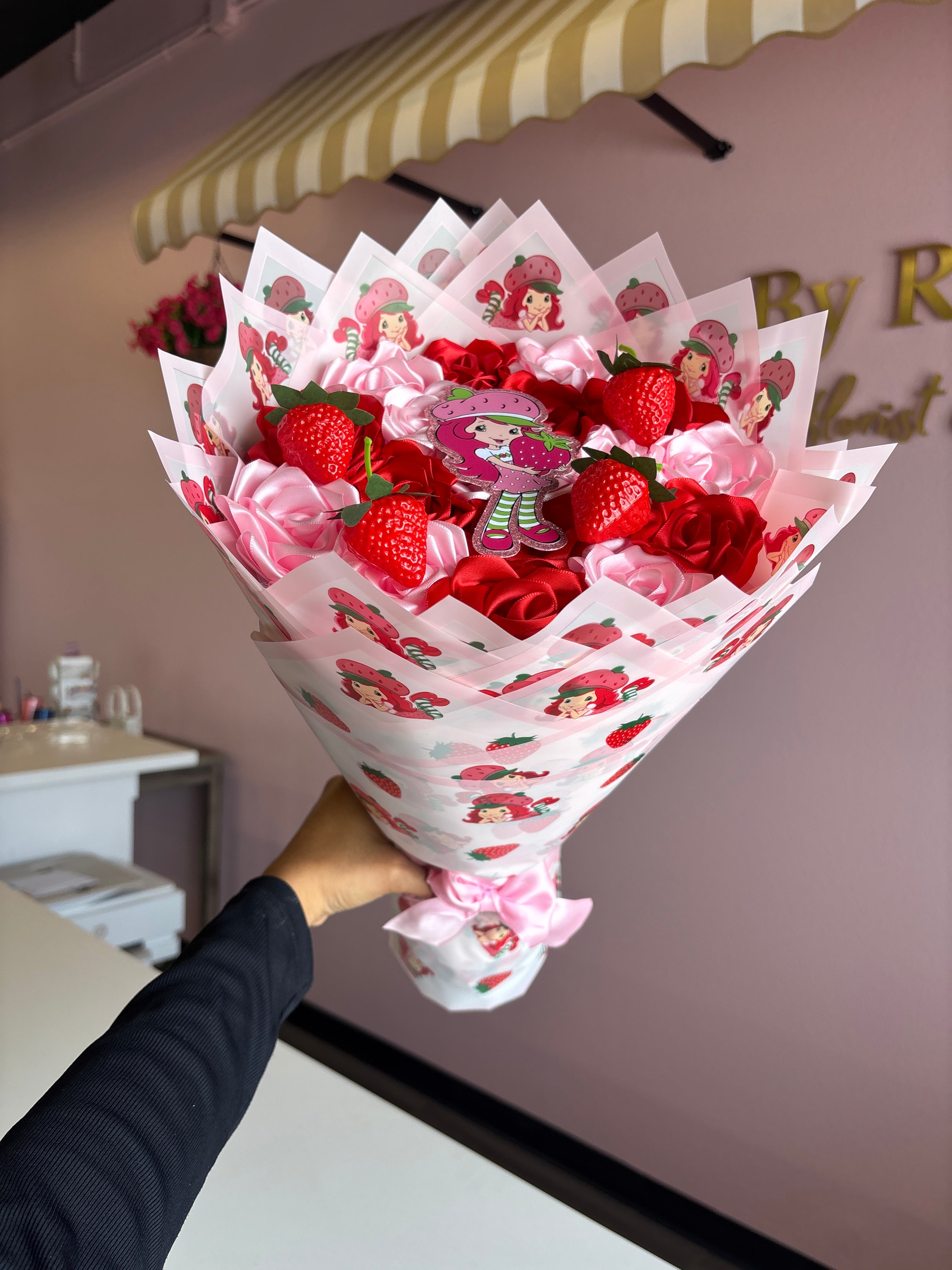 Mi Fresita ribbon roses 💘