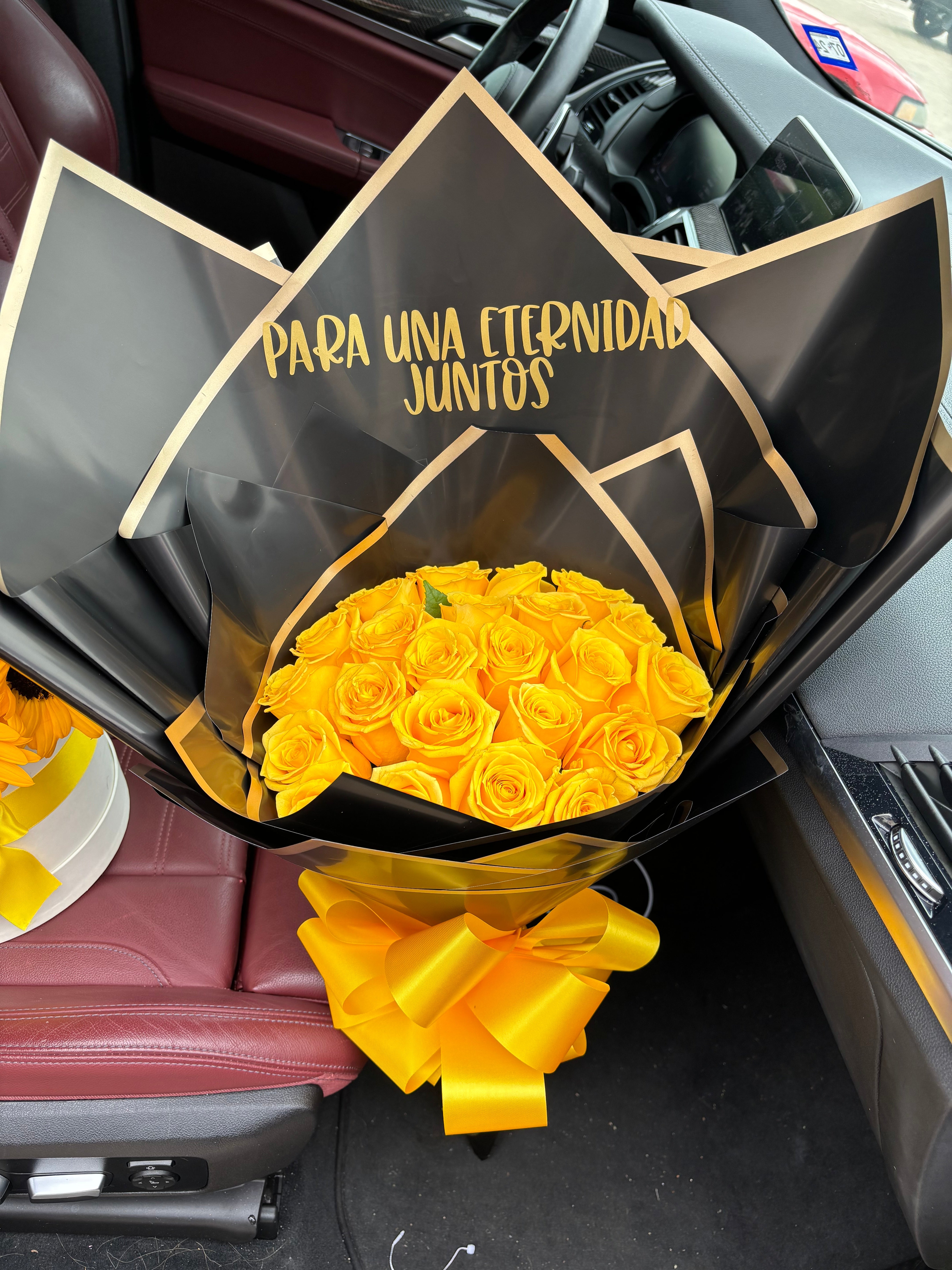 24 rose Yellows bouquet for my princess💛