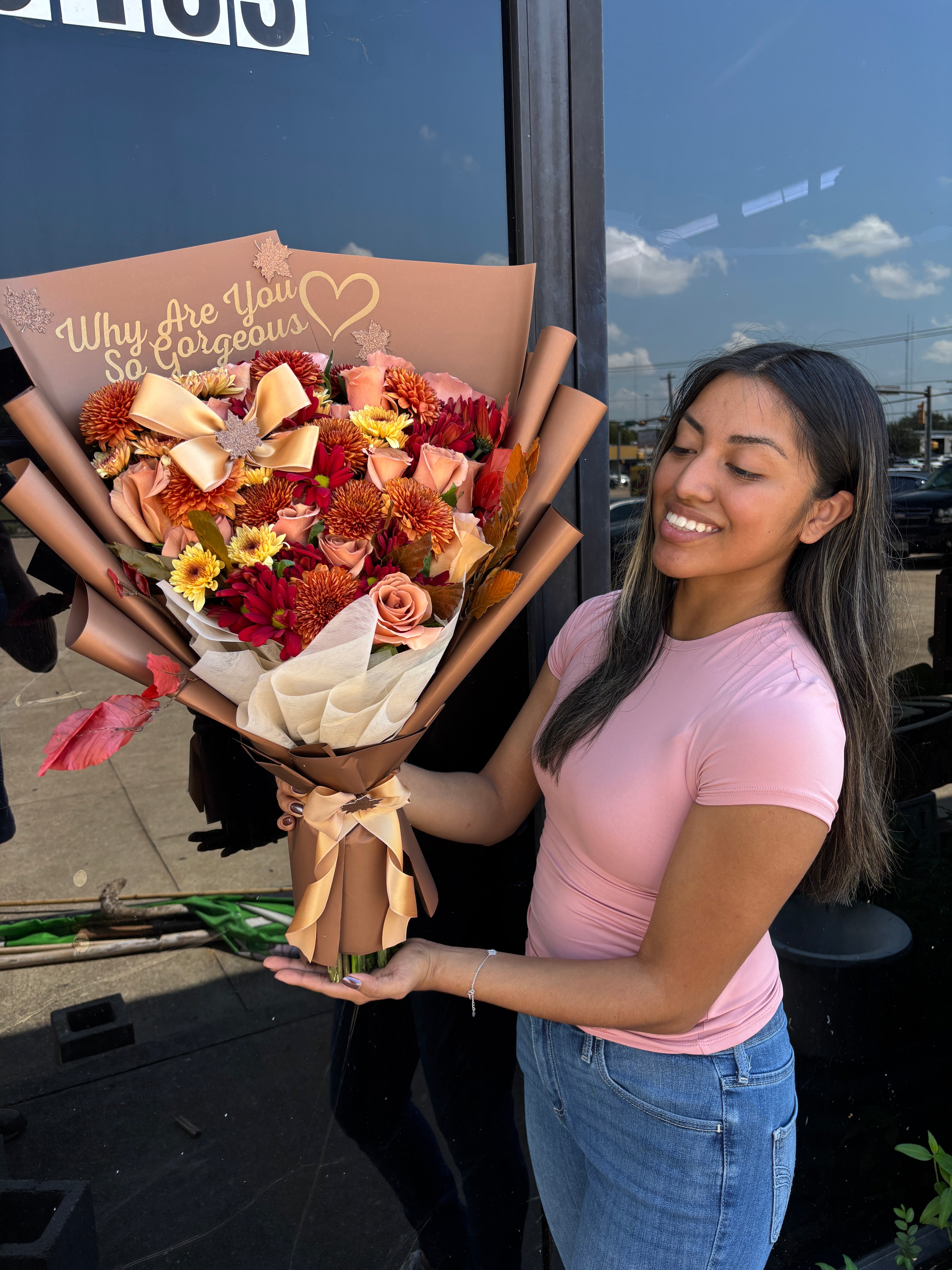Fall Gorgeous Bouquet for her 🍂🤎